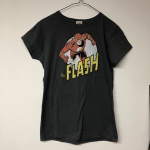 DC Comic The Flash Grey Short Sleeve T Shirt